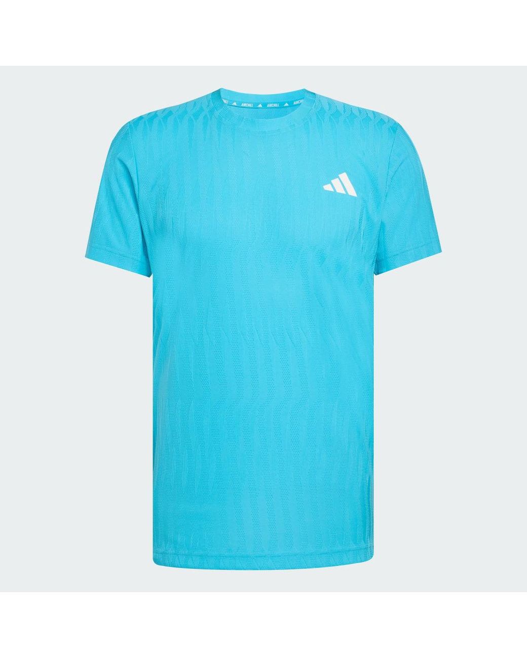 Adidas Blue Tennis Climacool+ Airchill Freelift T-Shirt for men