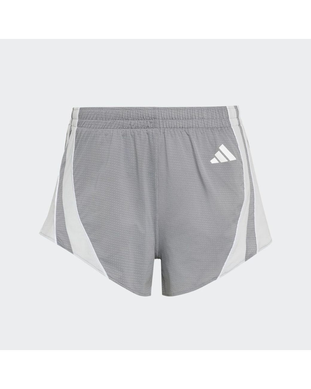 Adidas White Adizero Archive Running Shorts