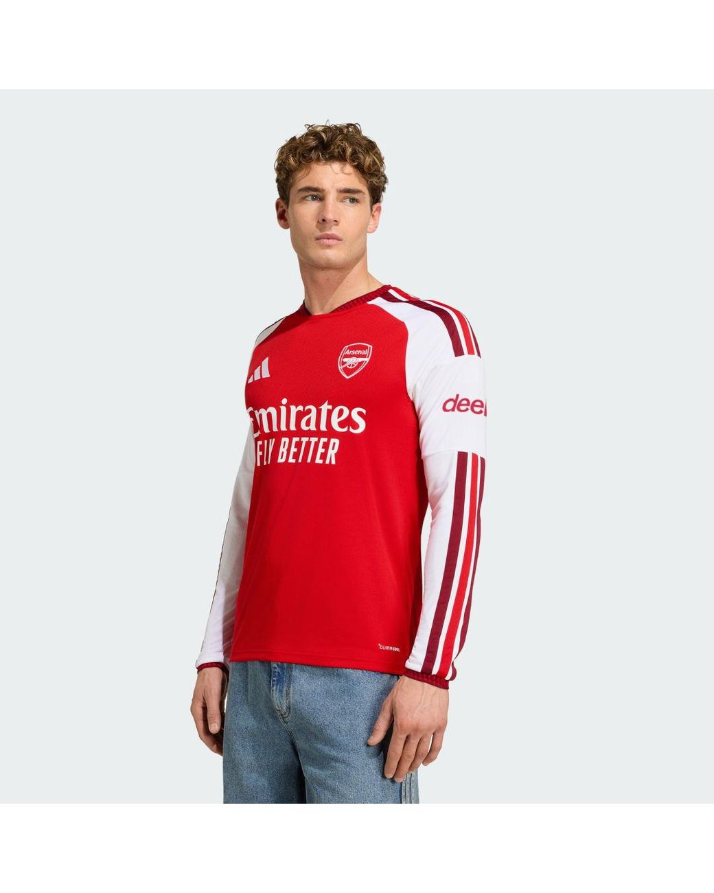 Adidas Red Arsenal Fc 26/27 Home Long Sleeve Jersey for men