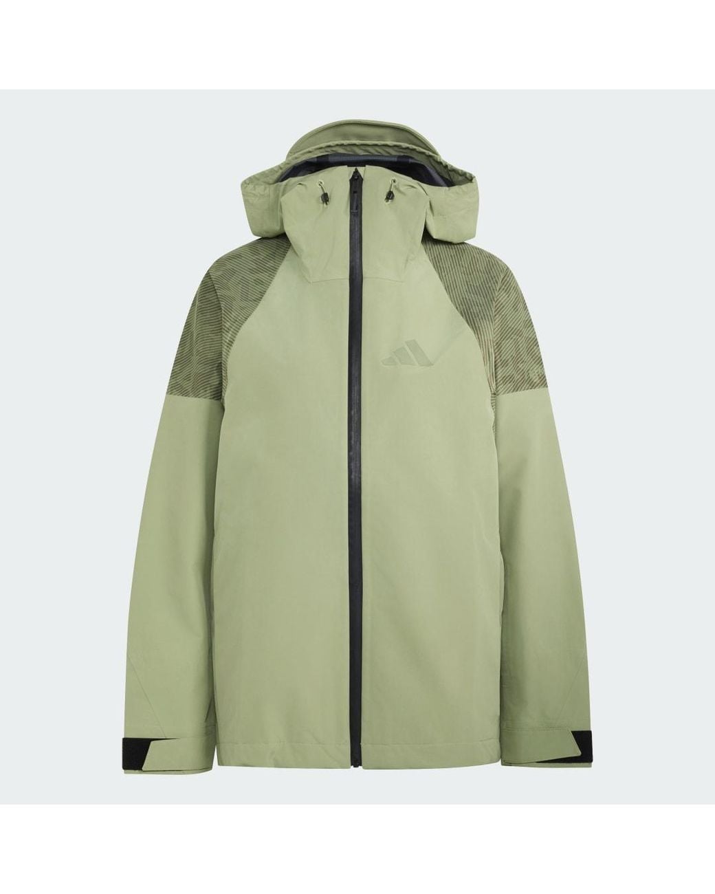 Adidas Green Terrex Xperior Hybrid Primeknit Climaproof+ Jacket