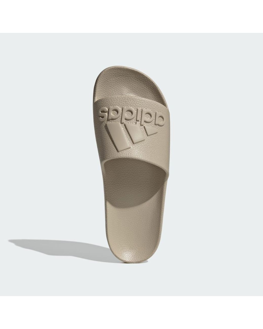 Adidas White Adilette Aqua Slides
