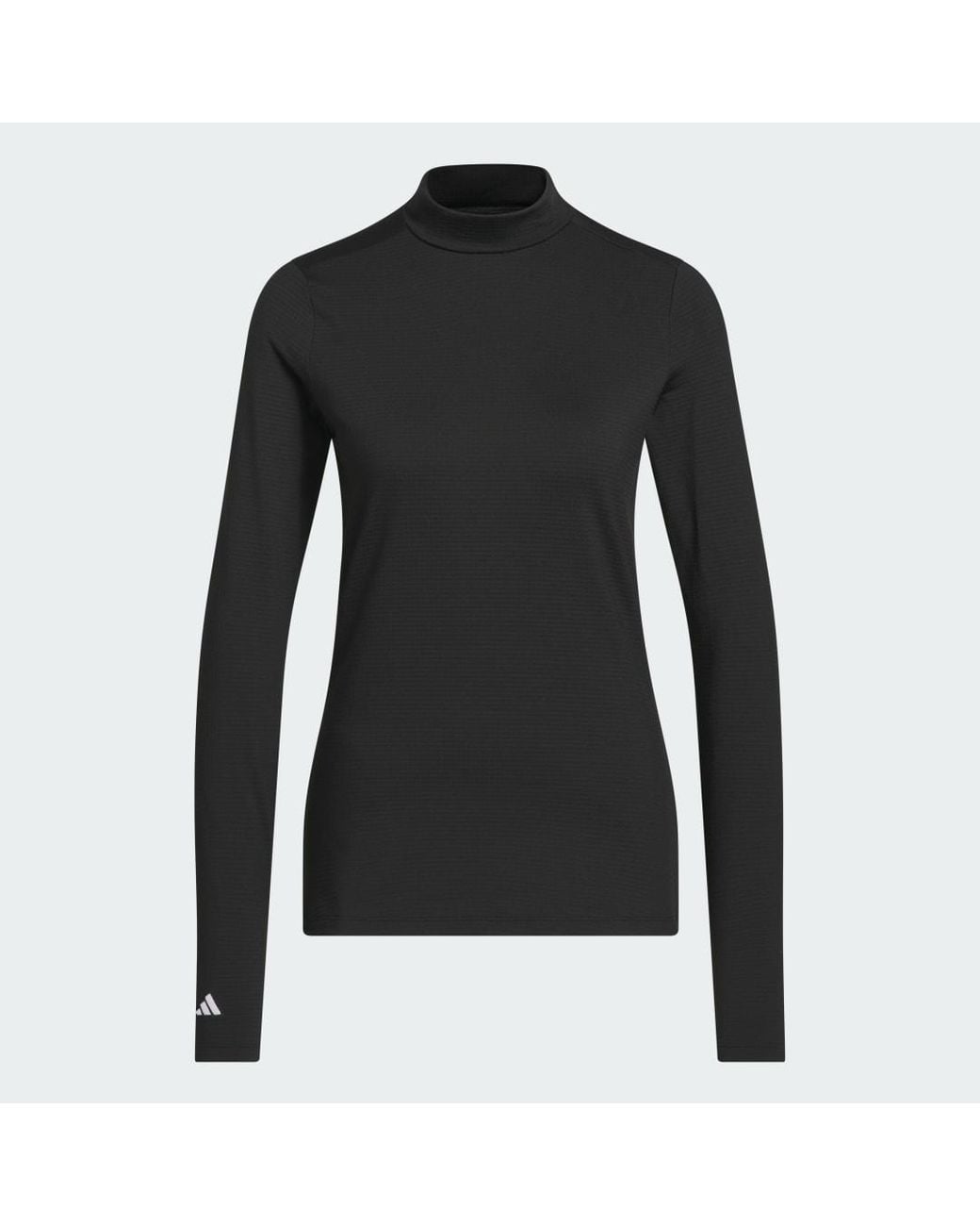 Adidas Black Ultimate365+ Climawarm Mock Neck Long-Sleeve Top