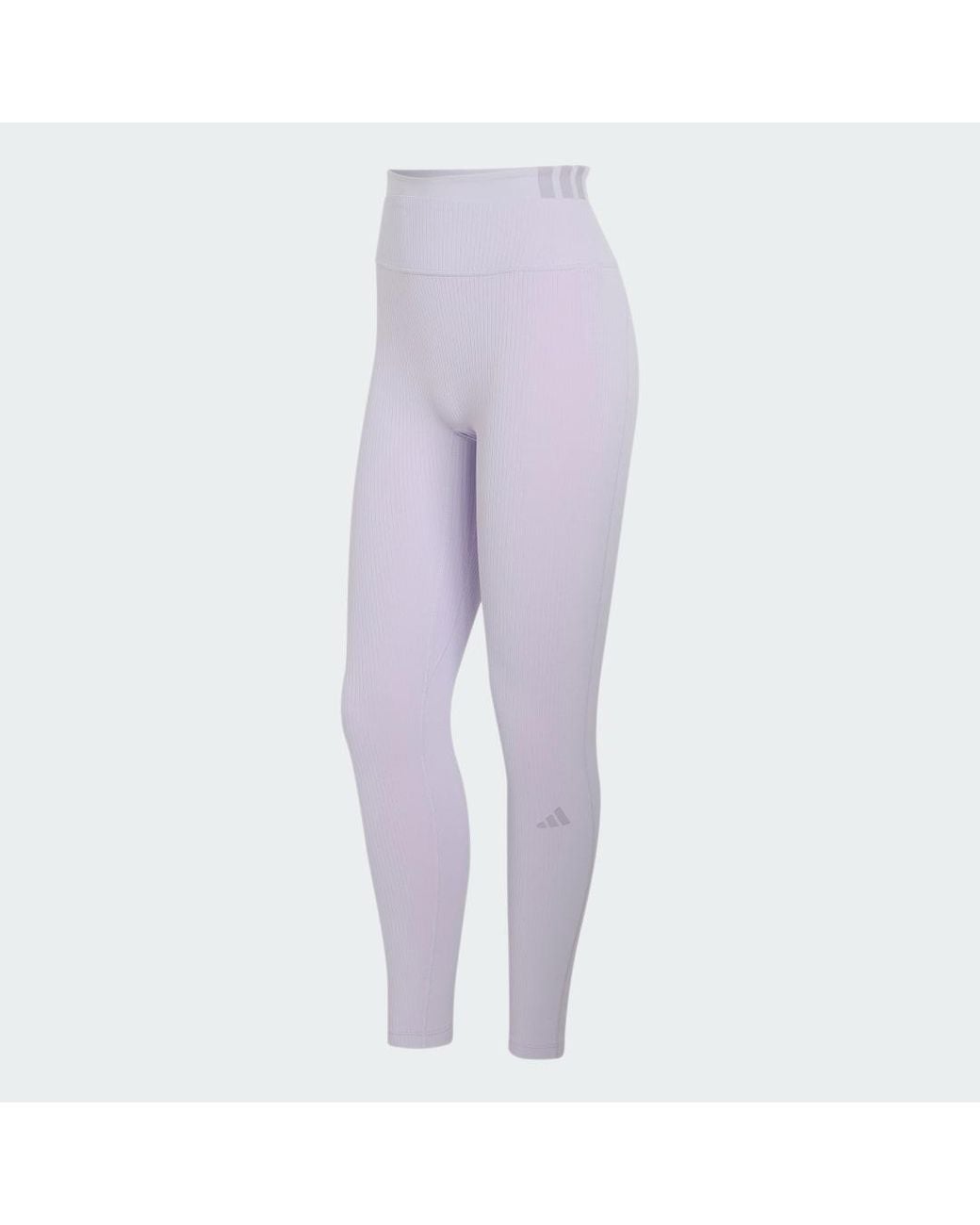 Adidas White All Me Rib Leggings