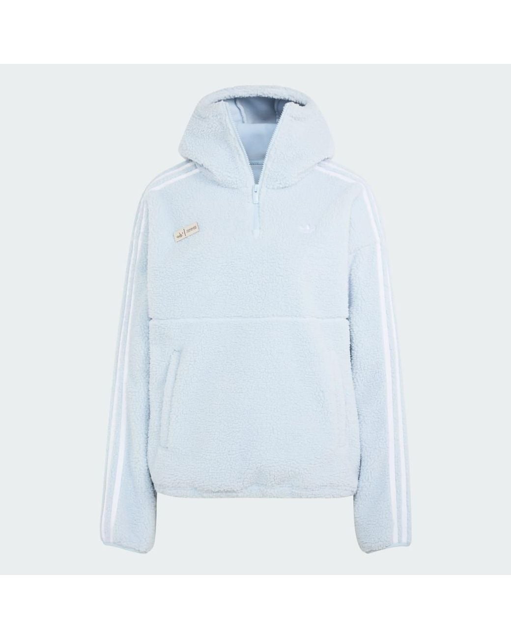 Adidas Blue Originals By Jennie Fleece Hoodie Jacket