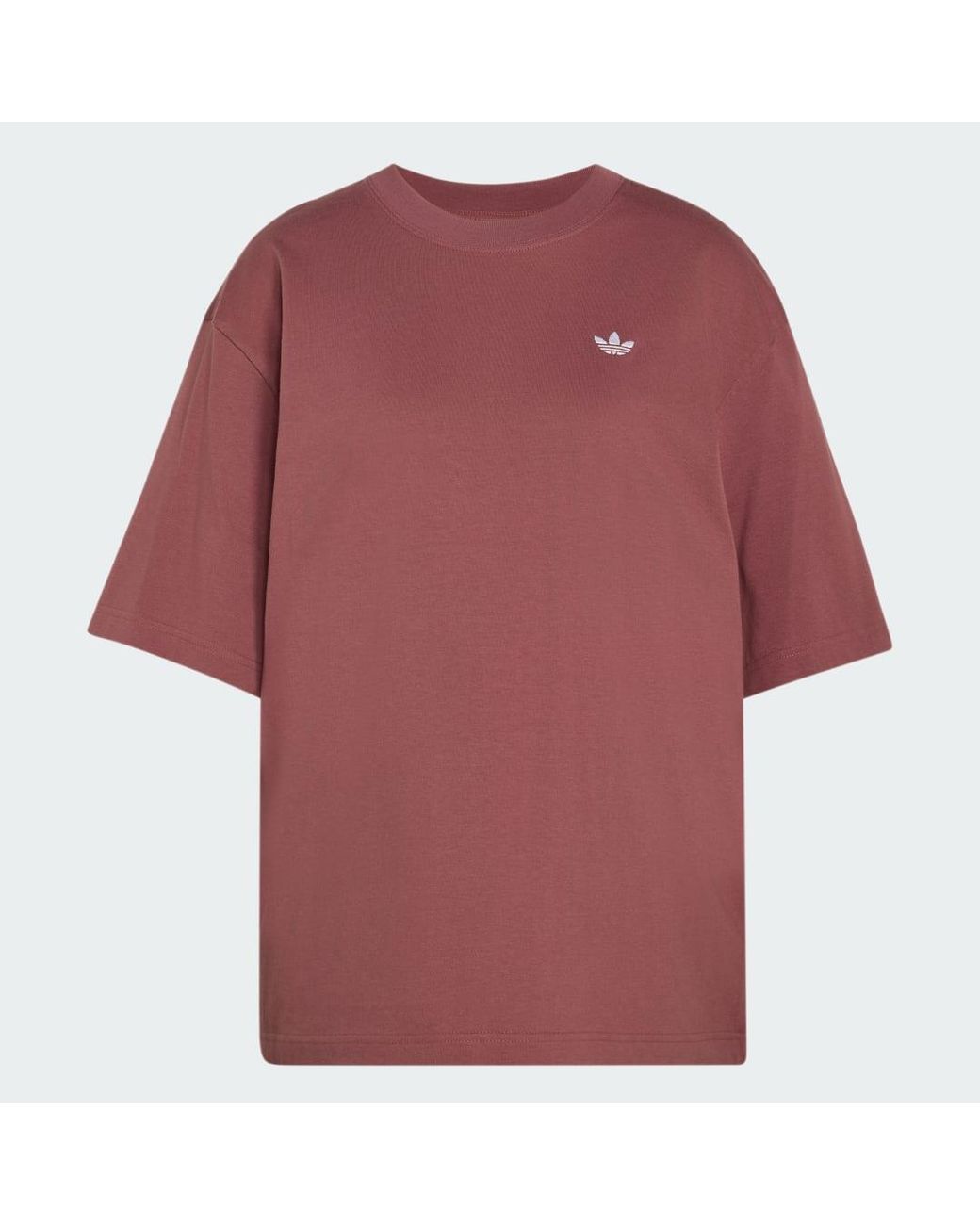 Adidas Red Essentials Boyfriend T-Shirt