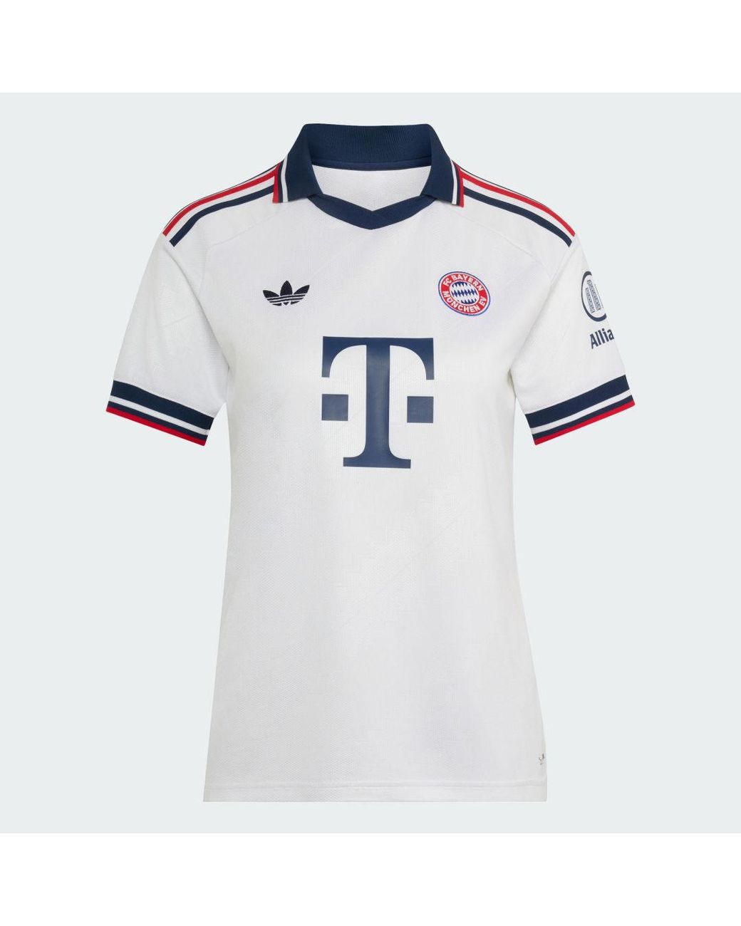 Adidas White Fc Bayern 26/27 Away Jersey