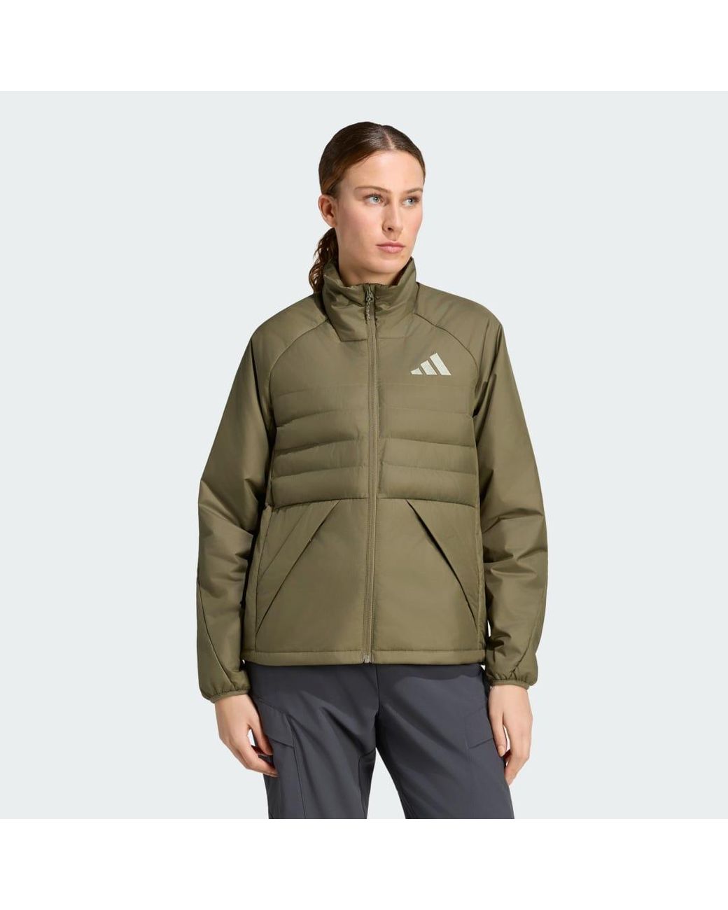 Adidas Green Terrex Multi Climawarm Insulated Jacket