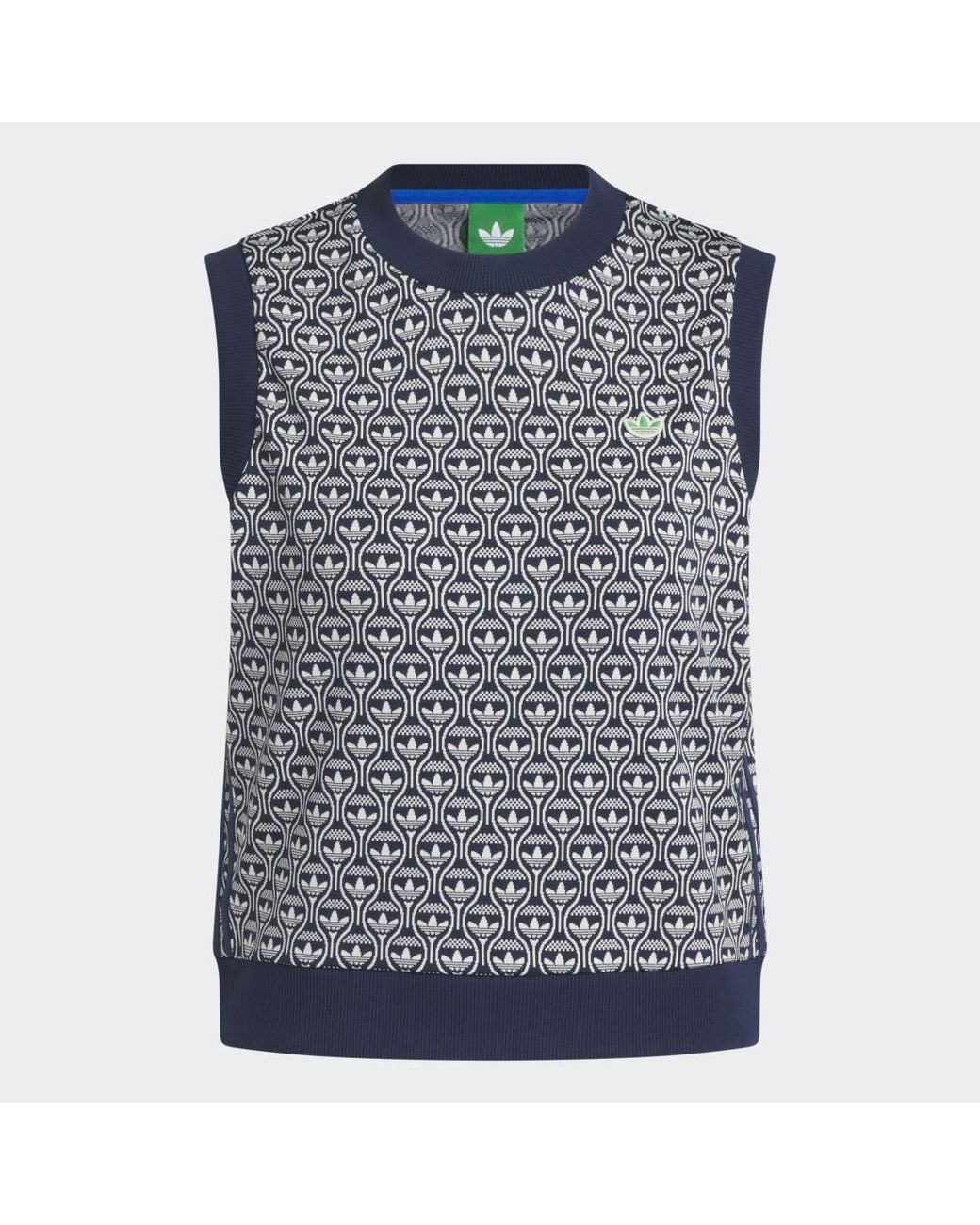 Adidas Blue Originals All Over Vest