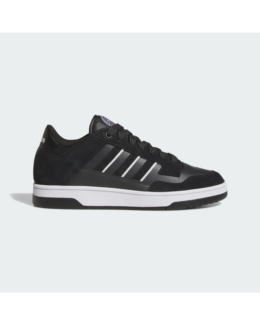Adidas Black Rapid Court Low Shoes