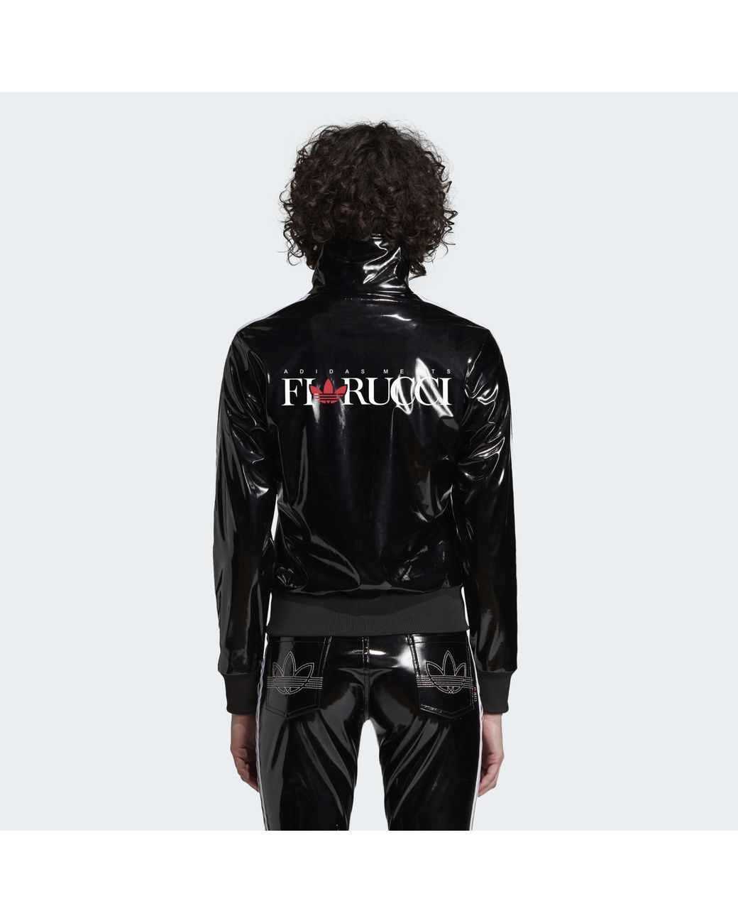 Veste de survêtement Fiorucci Vinyl adidas en coloris Noir | Lyst