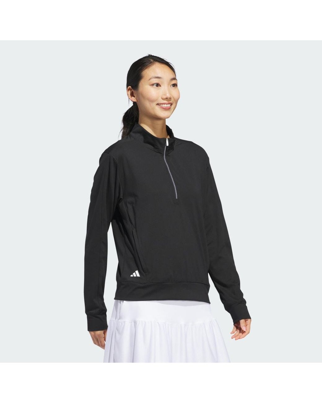 Adidas Black Ultimate365 Half-Zip Layering Top