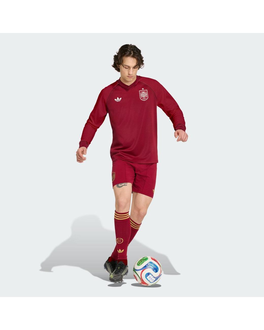 Adidas Red Spain 26 Away Pre Match Warm Top for men