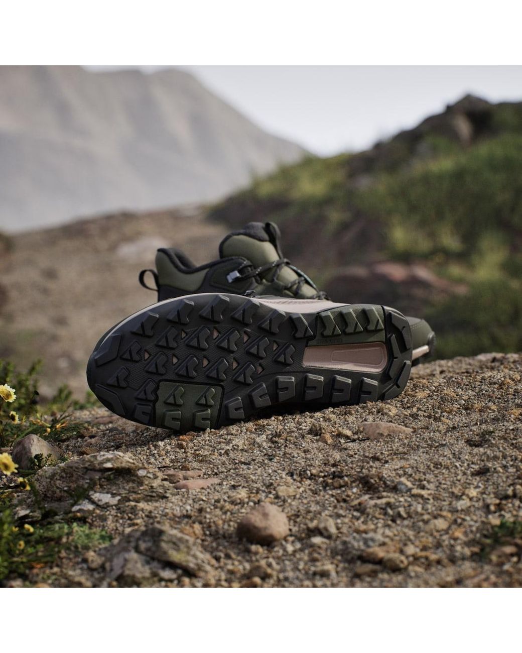 Adidas Green Terrex Anylander Climawarm+ Hiking Shoes