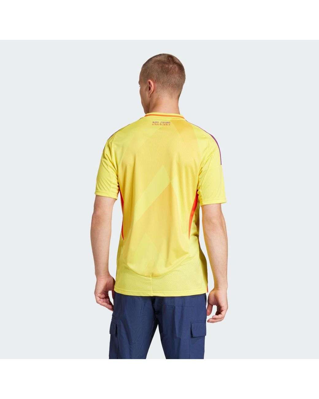 Adidas Yellow Belgium 25 'S Team) Away Jersey for men