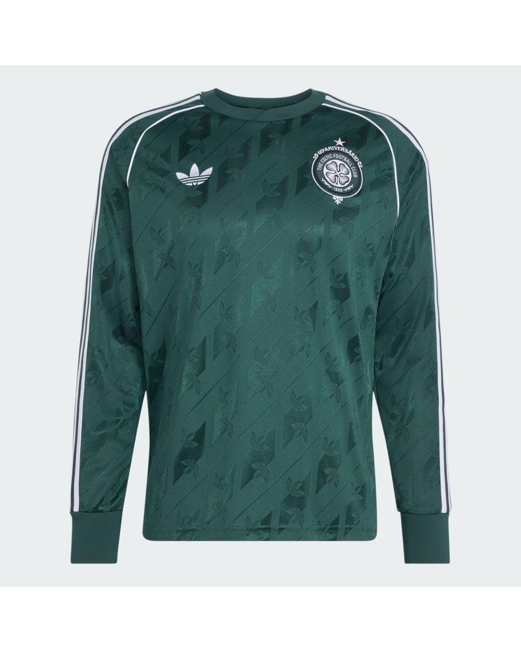 Adidas Green Celtic Fc Originals Longsleeve Jersey for men