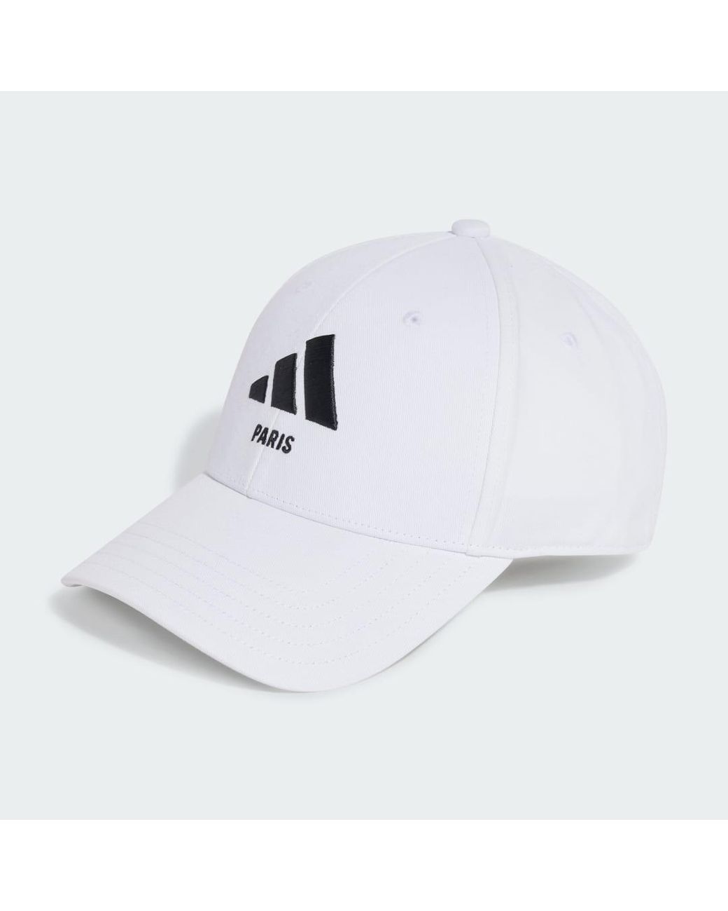 Adidas White Baseball Cap Cotton