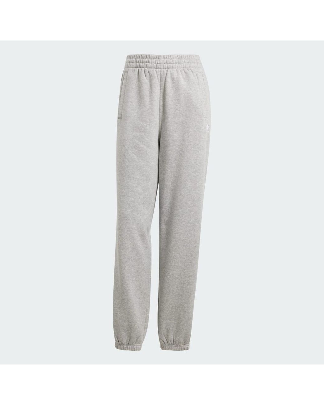 Adidas Gray Essentials Fleece Loose Joggers