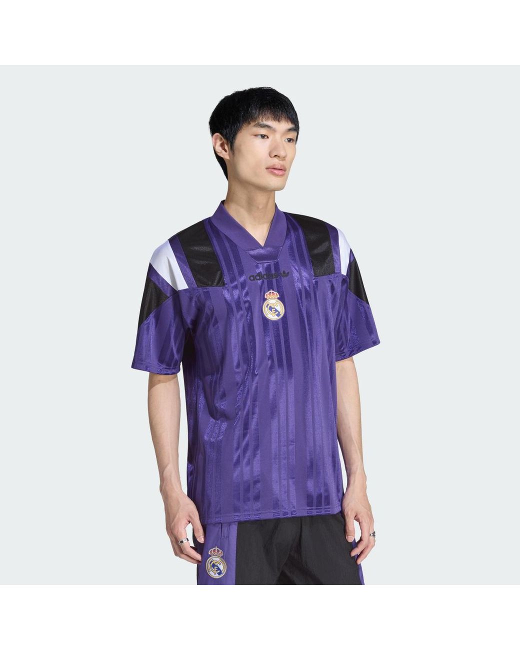 Adidas Purple Real Madrid Eqt Jersey
