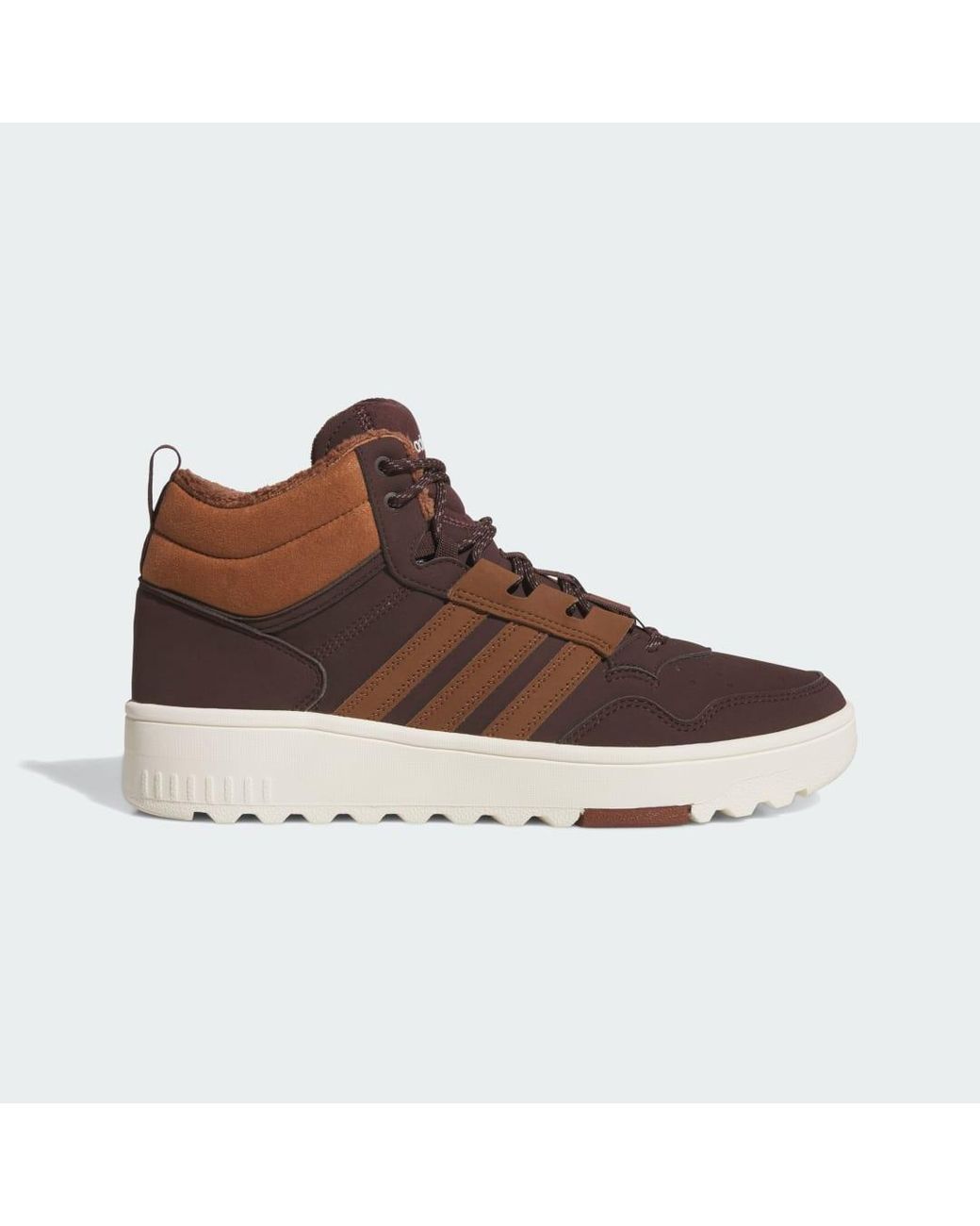 Adidas Brown Hoops 4.0 Mid Schuh