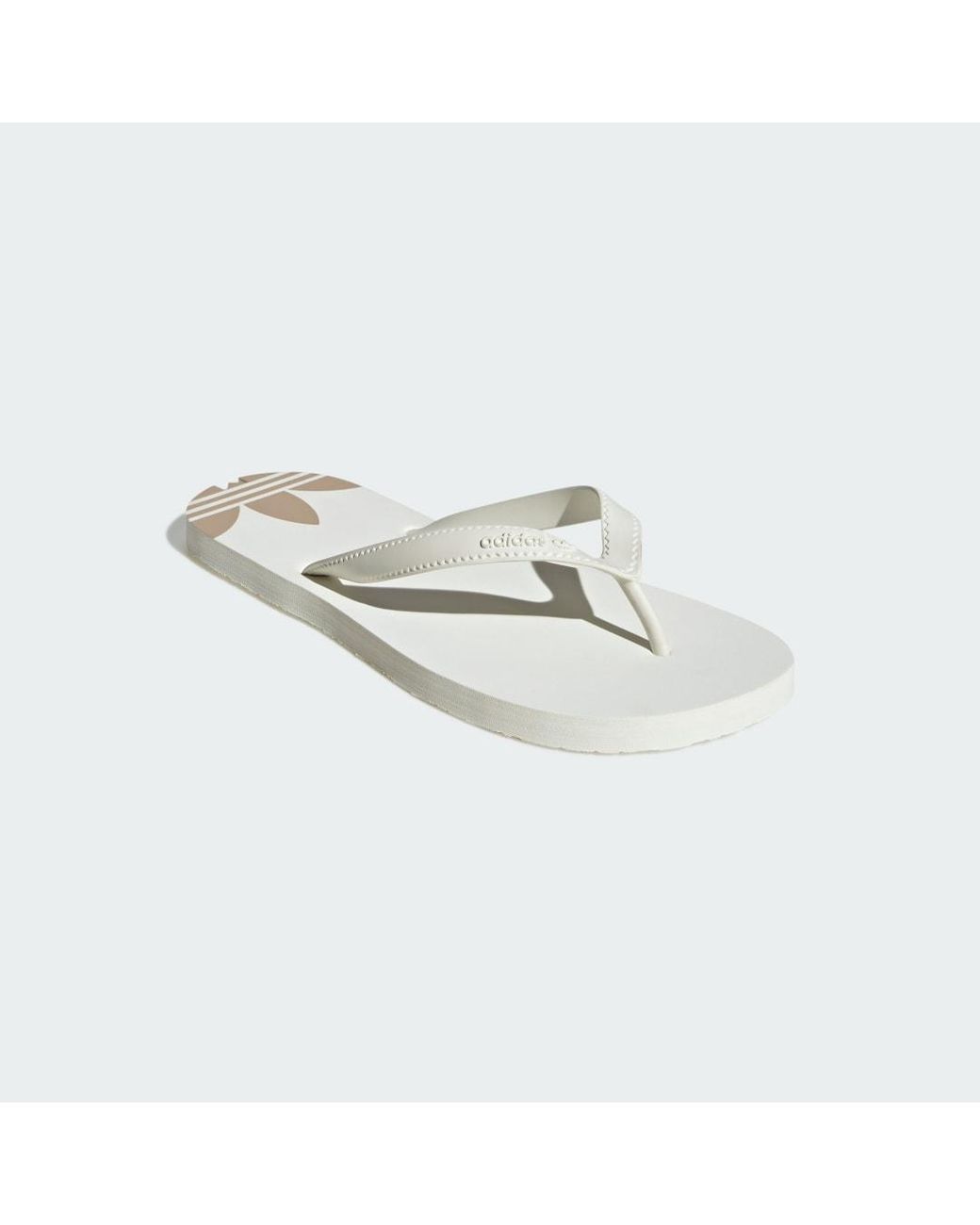 Adidas White Adi Sun Thongs