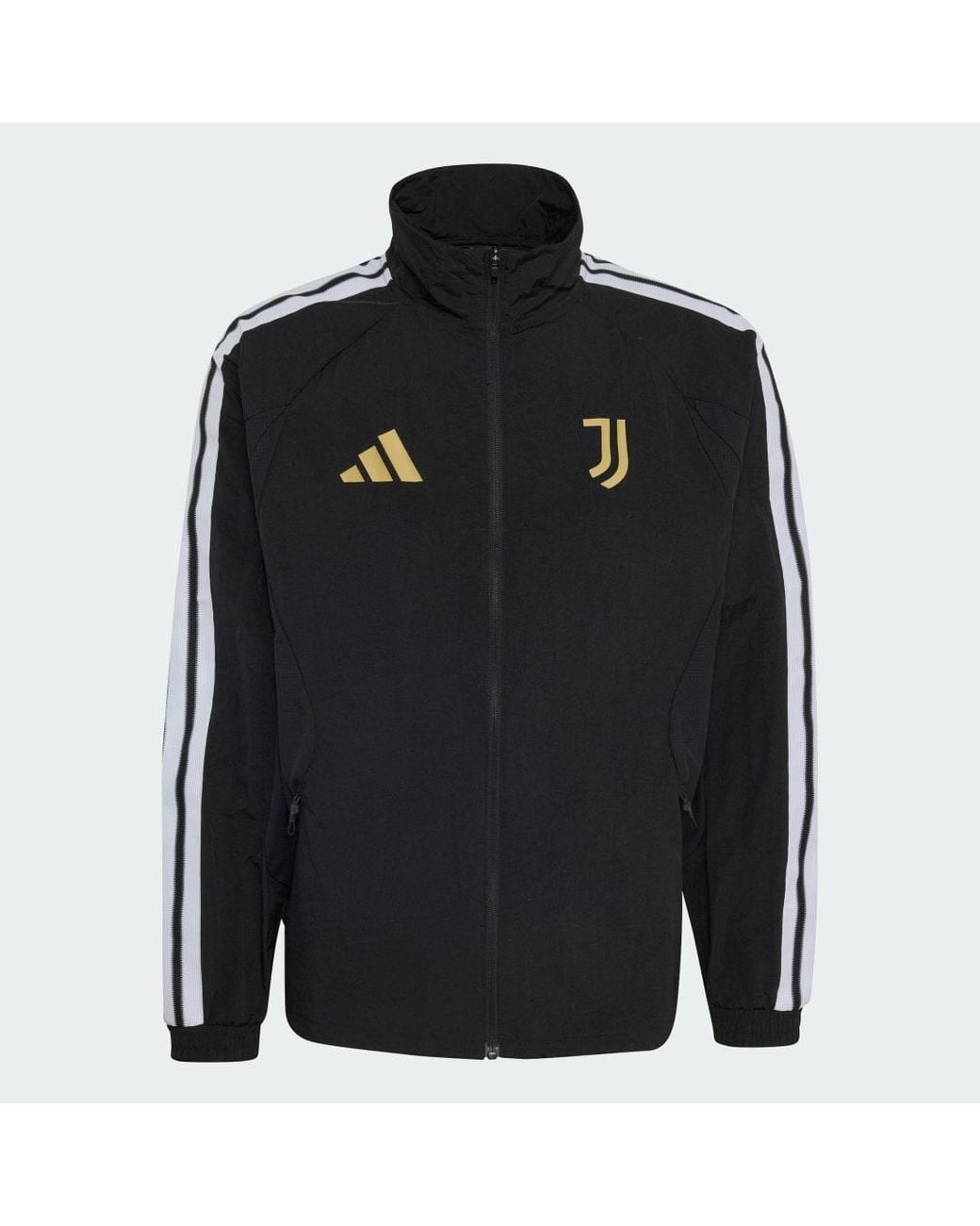 Adidas Black Juventus Turin Home Anthem Jacket for men