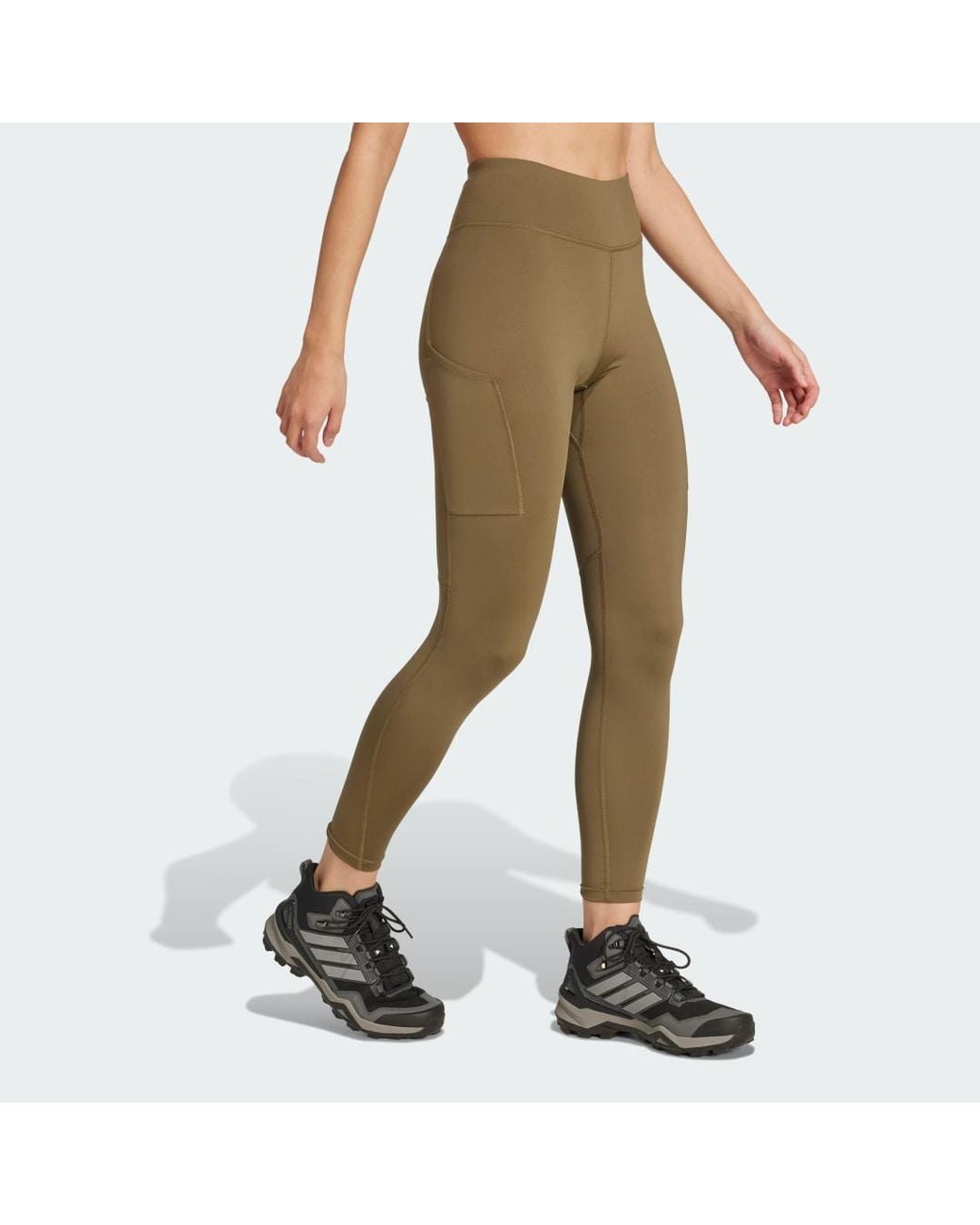 Adidas Brown Terrex Multi Leggings