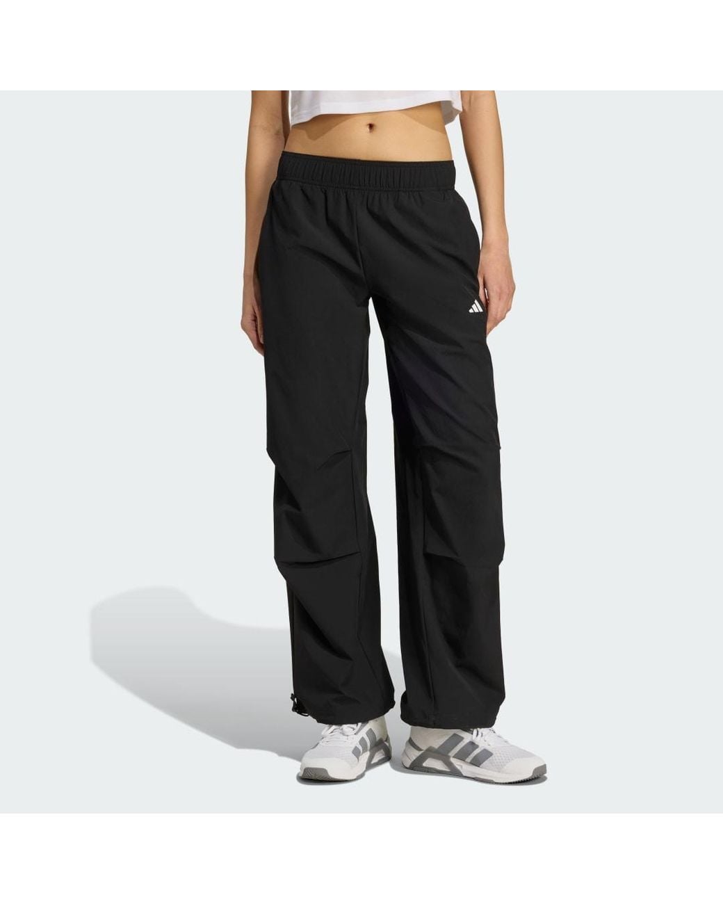Adidas Black Workout Essentials Woven Training Pants