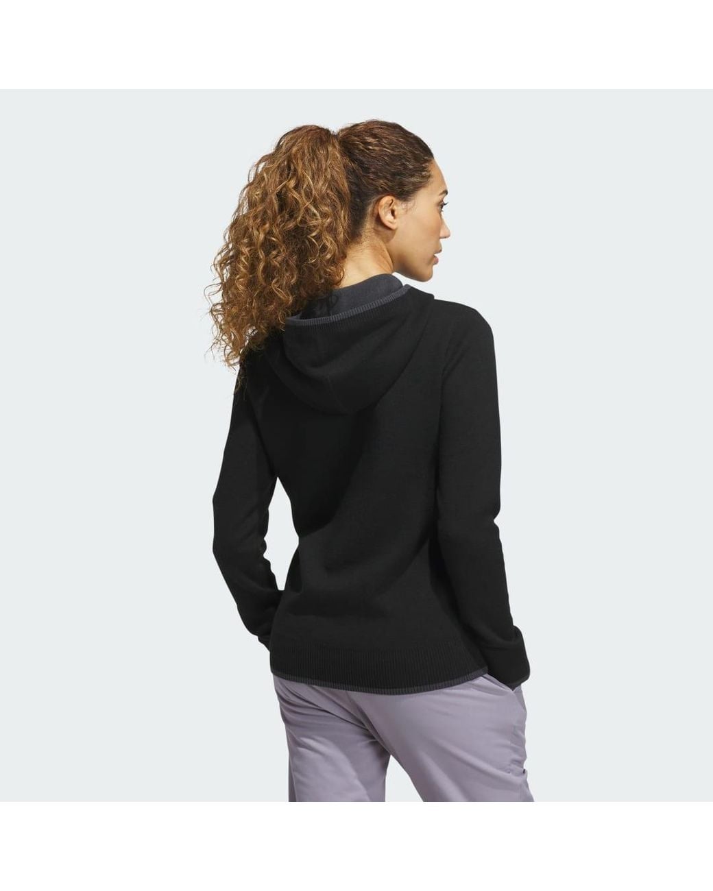 Adidas Black Ultimate365 Tour Knit Hoodie