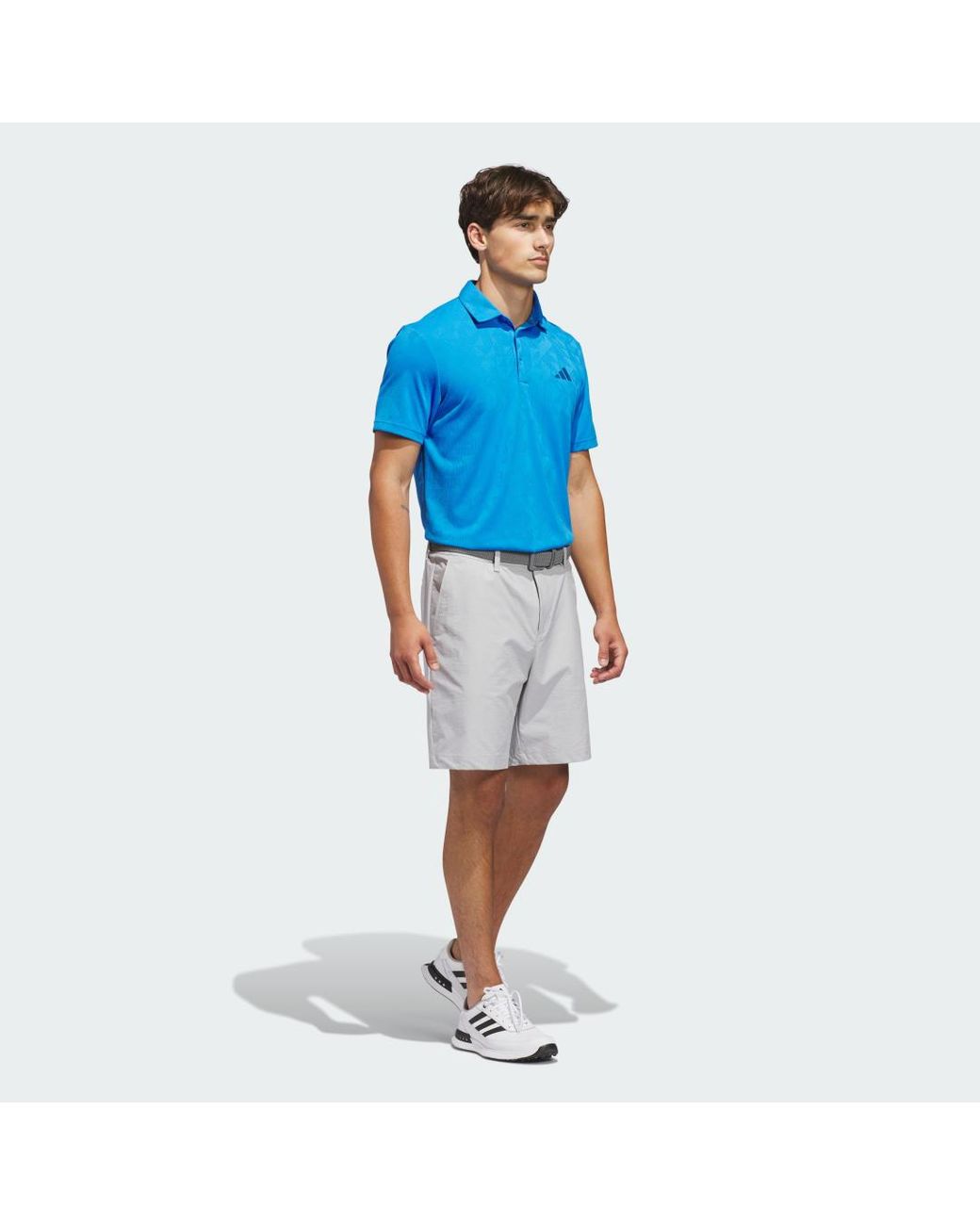 Adidas Blue Ultimate365 Jacquard Polo Shirt for men