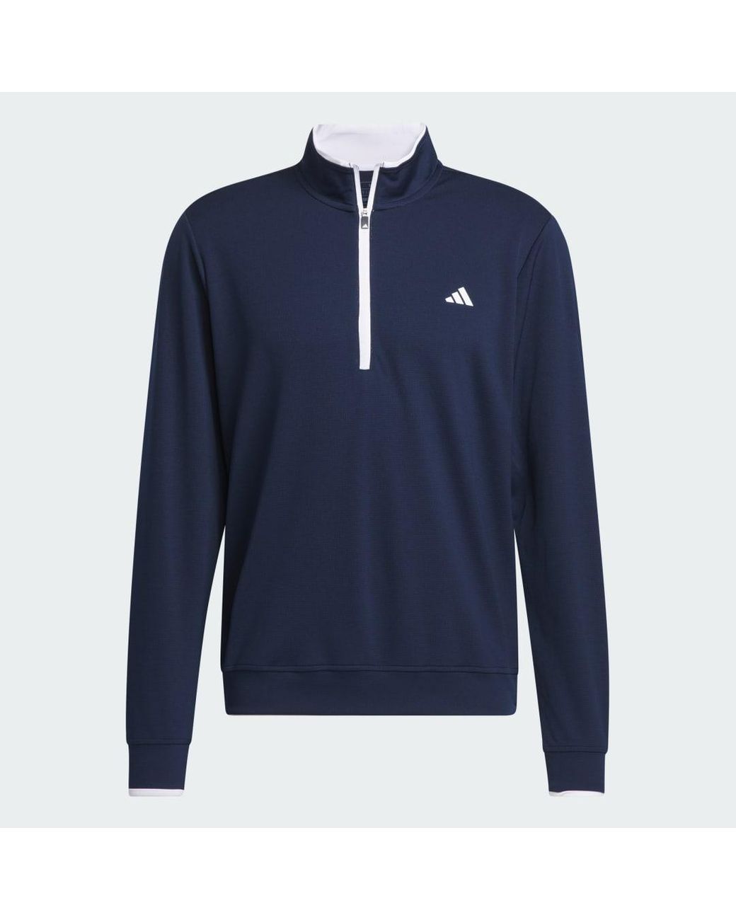 Adidas Blue Lightweight Half-zip Top for men