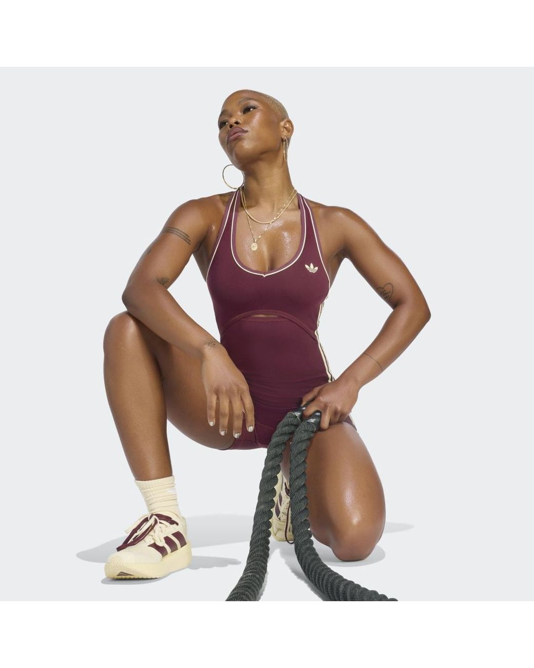 Adidas Brown Originals Sport Onesie