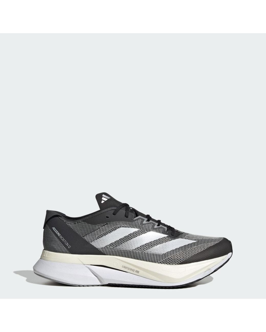 Adidas Black Adizero Boston 12 Shoes for men
