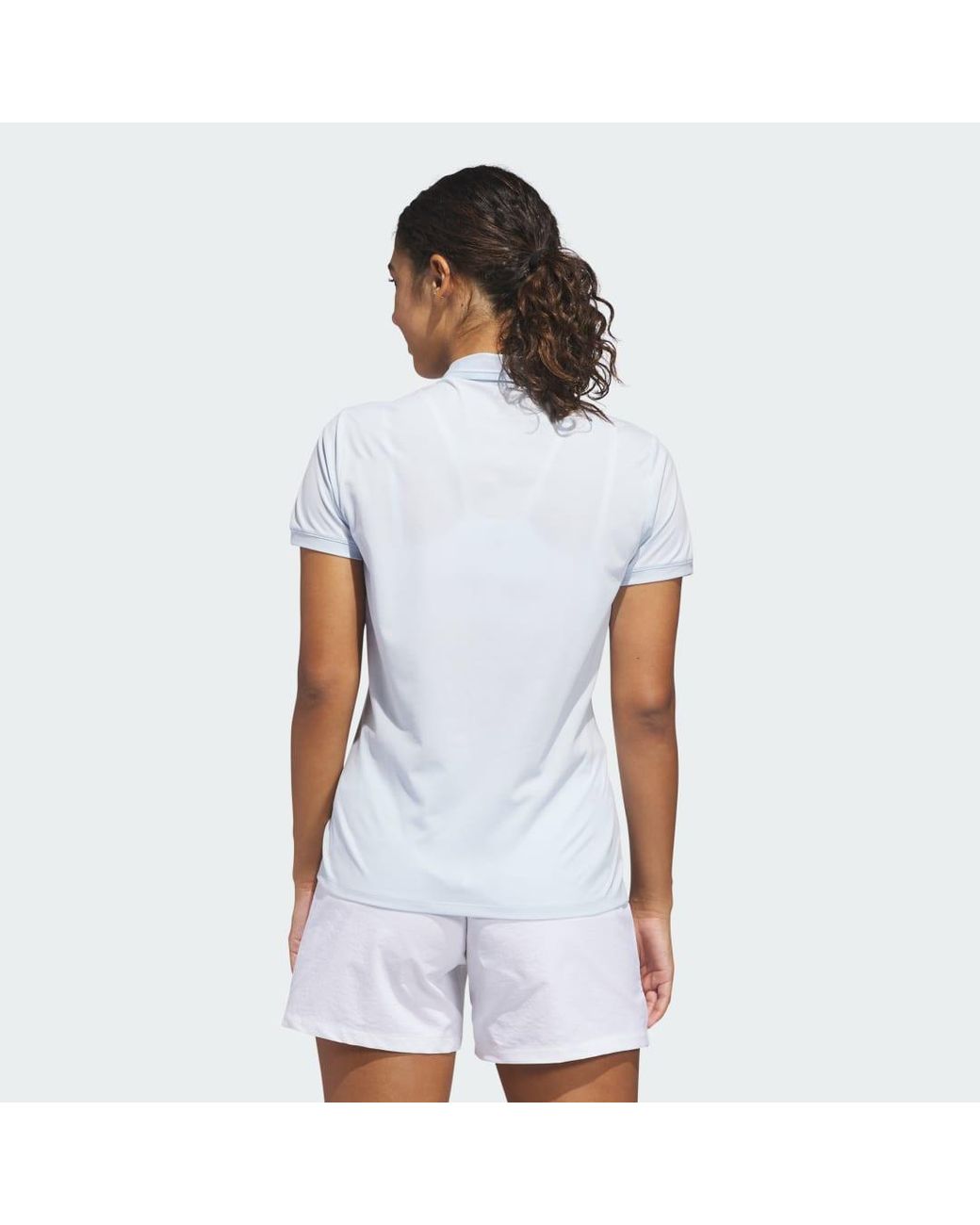 Adidas White Ultimate365 Tour Twistknit Polo Shirt