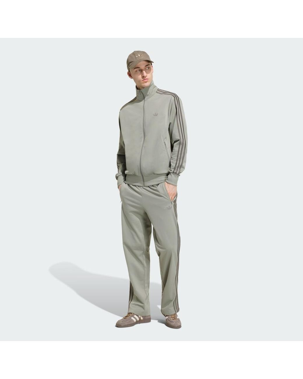 Pantalón Firebird Adidas de hombre de color Gray