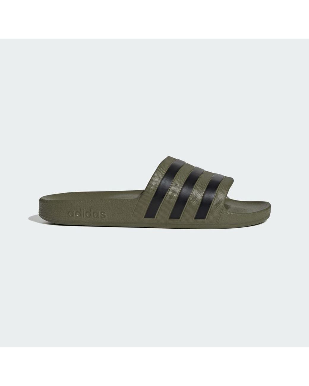 Adidas Green Adilette Aqua Slides