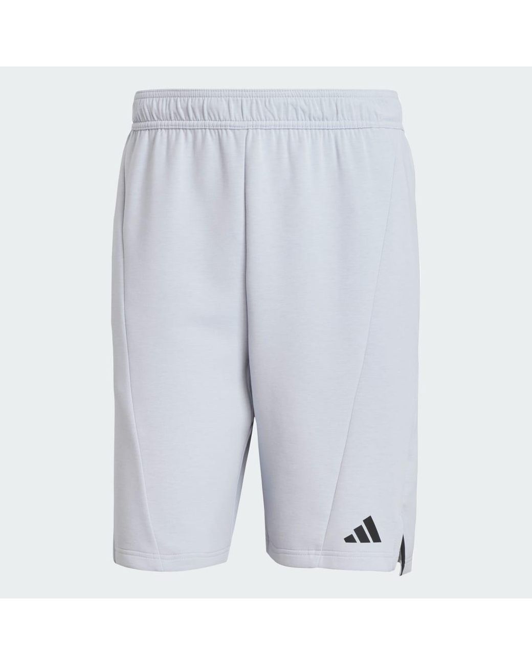 Adidas Blue Designed For Training Knit Shorts for men