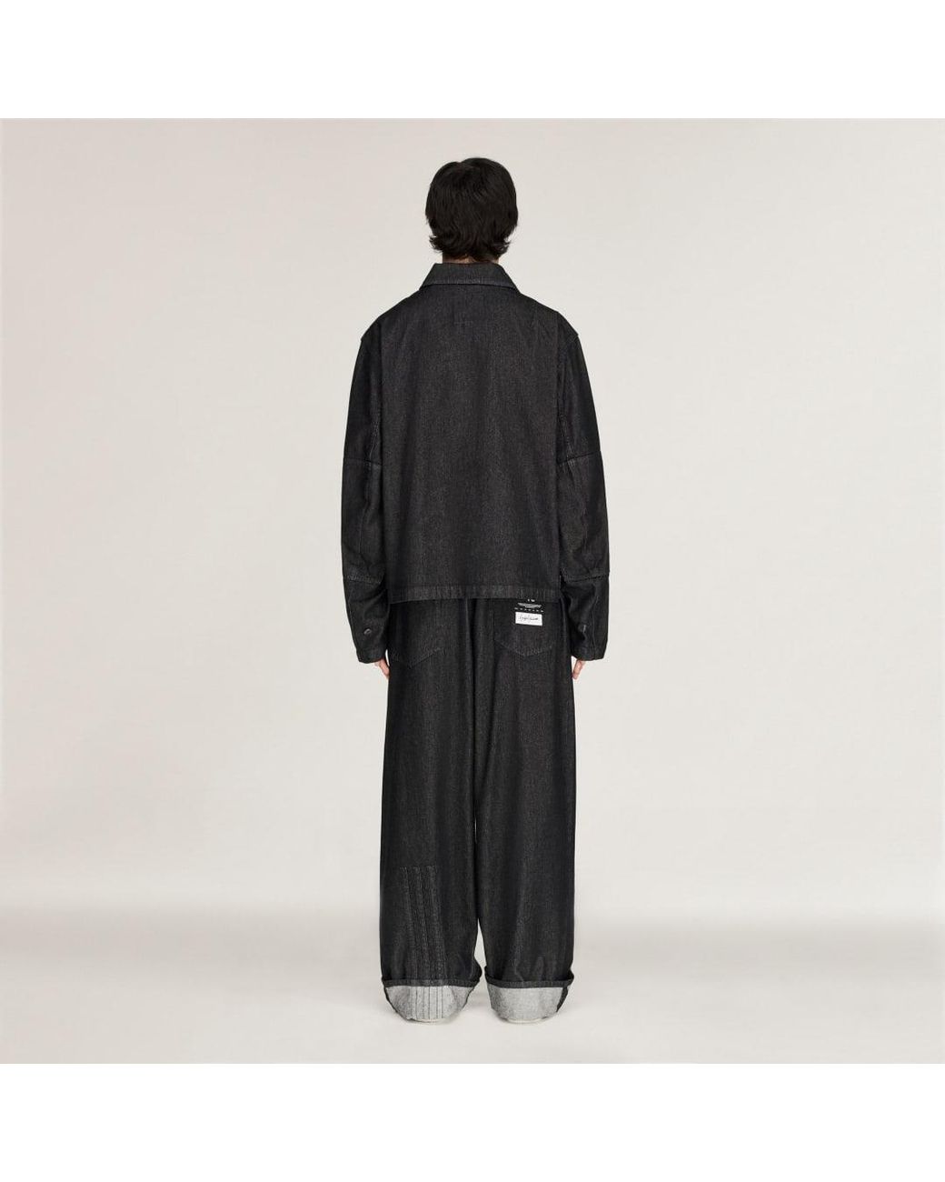 Adidas Black Y-3 Denim Blouson Jacket for men