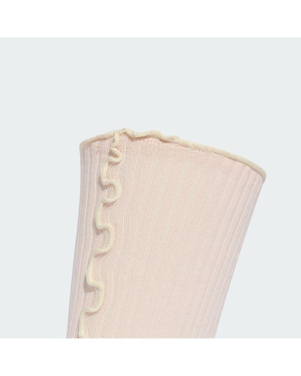 Adidas White Ruffle Crew Socks 2 Pairs