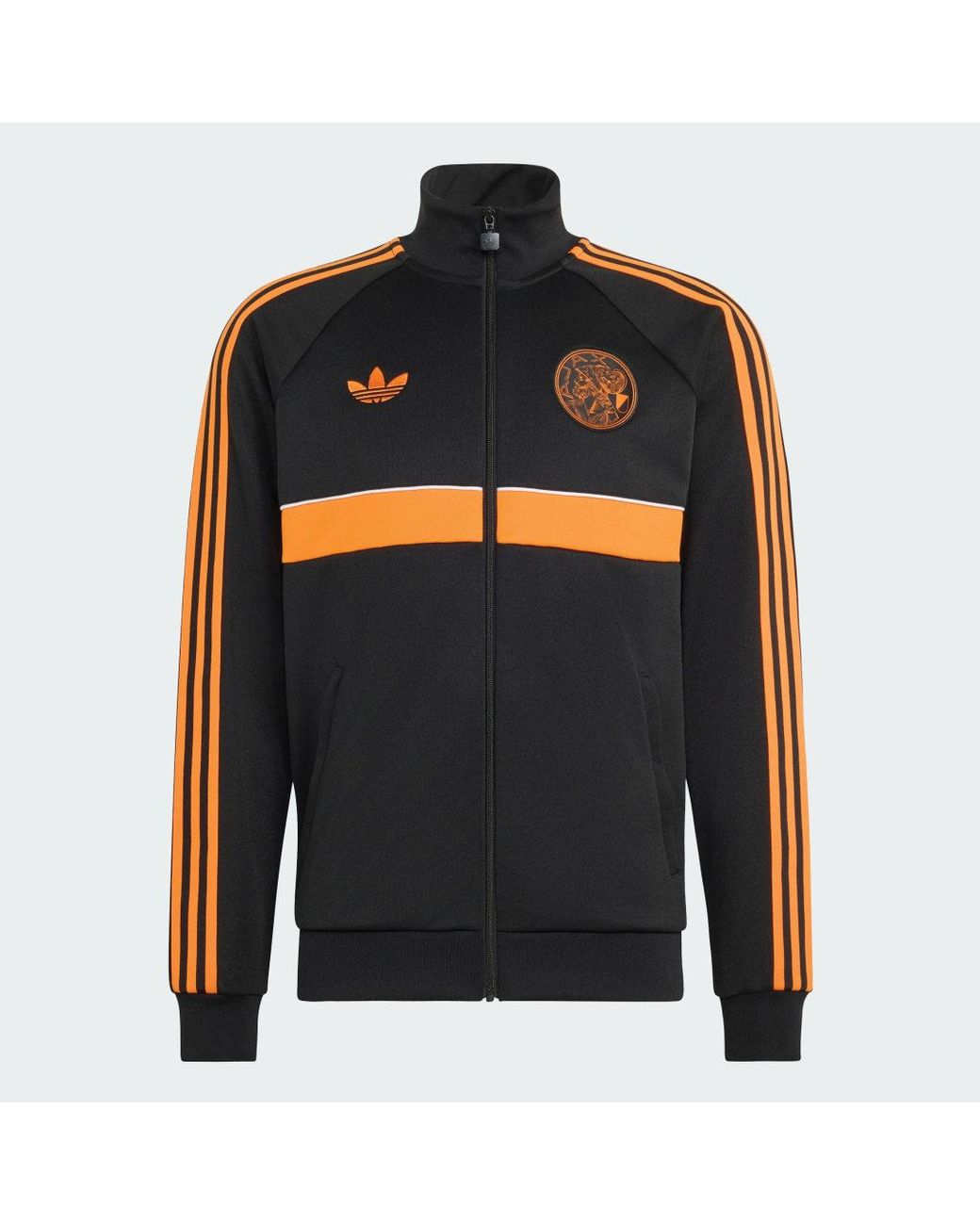 Adidas Black Ajax Amsterdam Originals Track Top for men