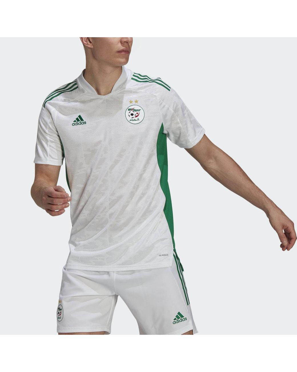 Maillot Domicile Algérie 20/21 adidas pour homme en coloris Blanc | Lyst