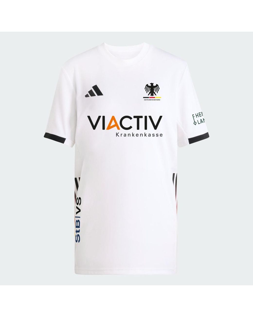 Adidas White Germany Hockey Home Jersey for men