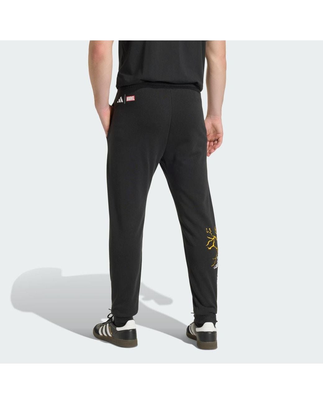 Adidas Black Football Real Madrid Avengers Pants Kb4396 for men