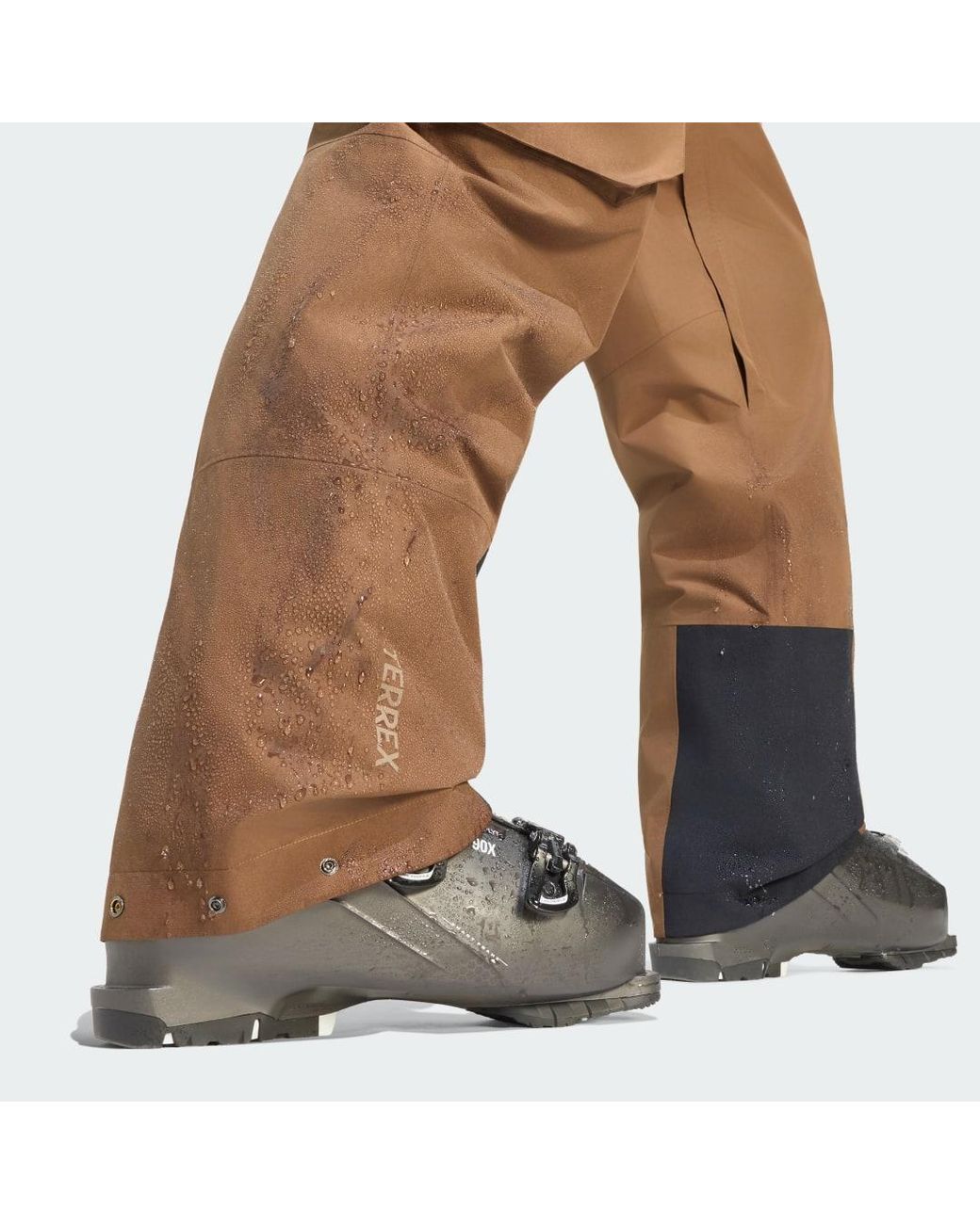 Adidas Brown Terrex Xploric 2 Layer Climaproof Insulated Tracksuit Bottoms for men
