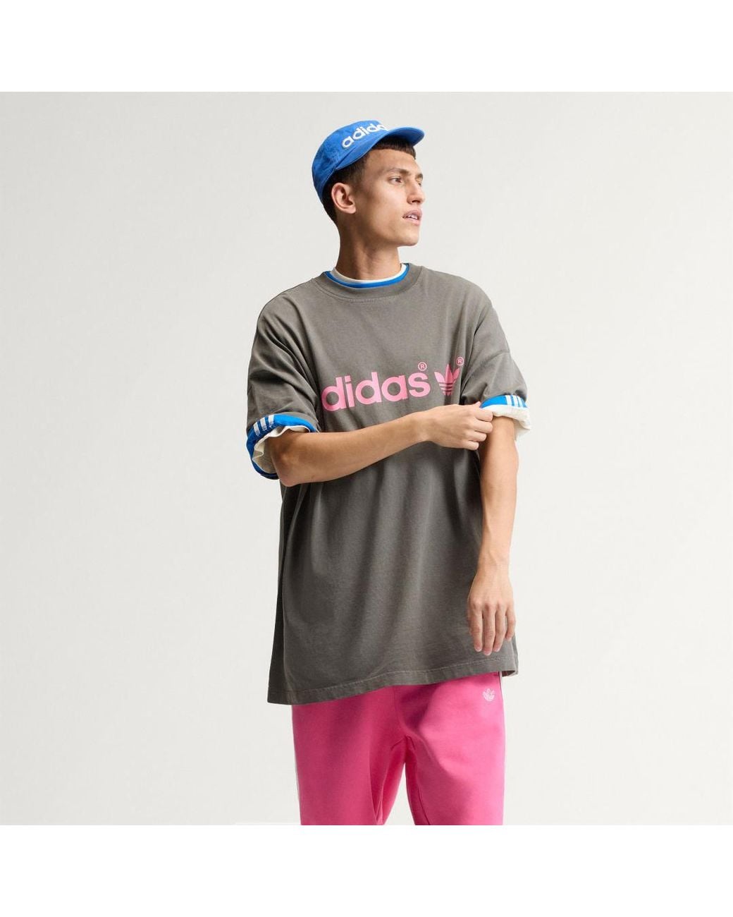 Adidas Multicolor Adisignature Ny Washed T-Shirt