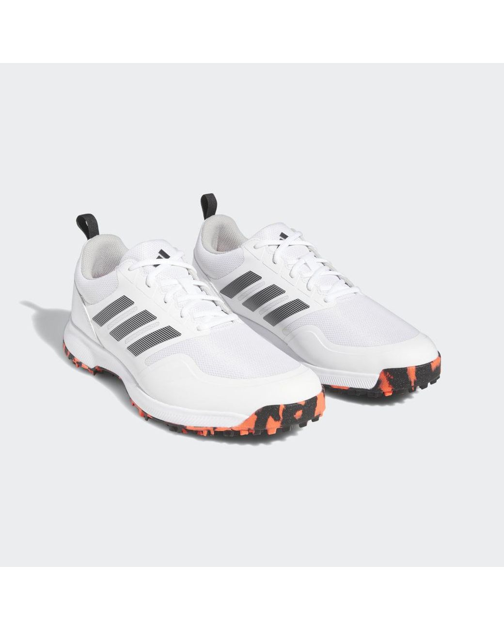 Adidas White Tech Response Sl 3.0 Wide Golf Shoes for men