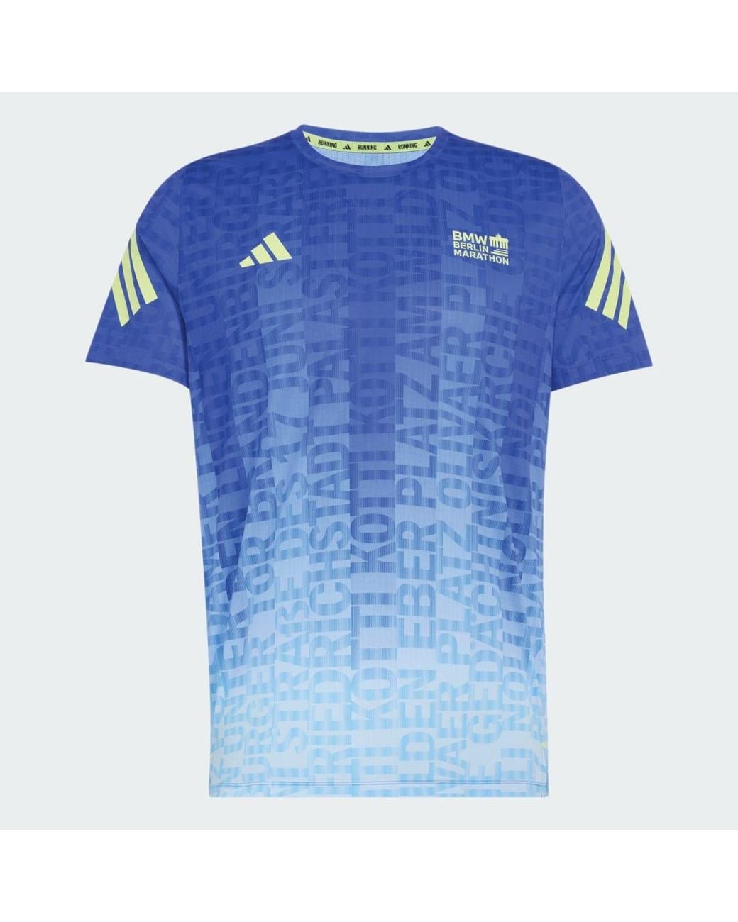 Adidas Blue Bmw Berlin-Marathon 2026 All Over Print T-Shirt for men