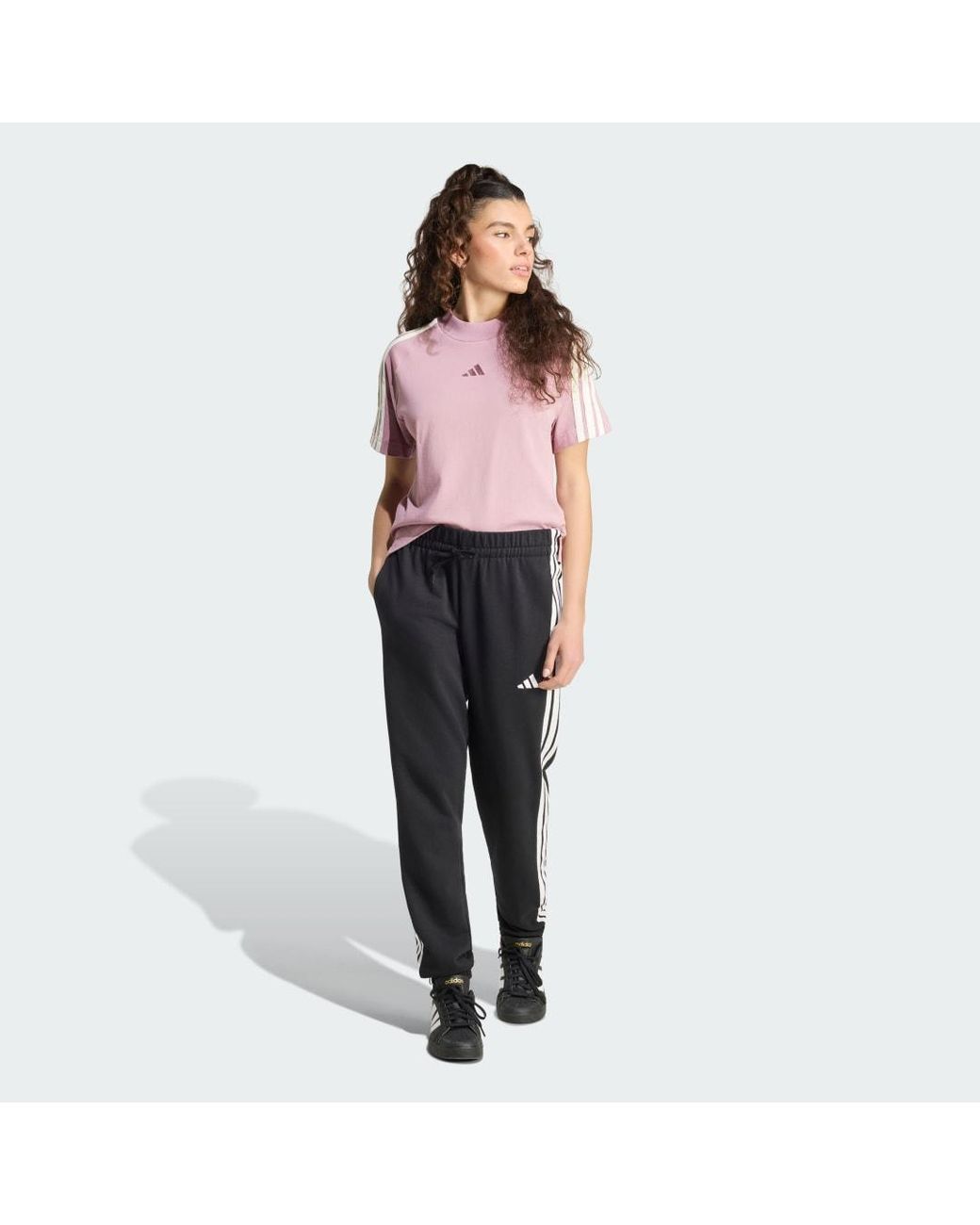 Adidas Red Kit 3-Stripes T-Shirt