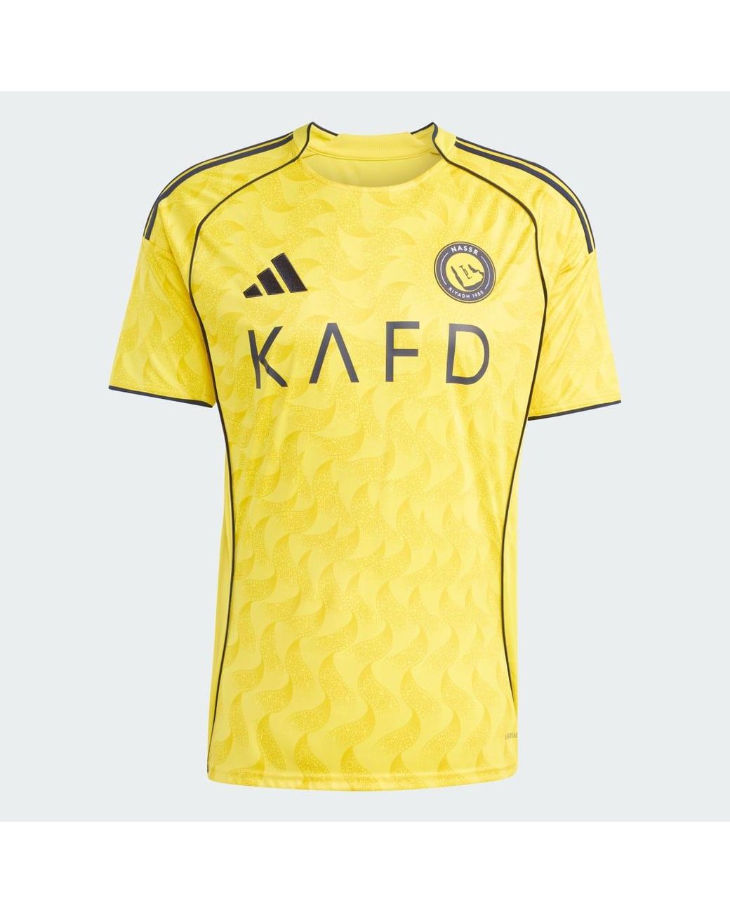 Adidas Yellow Al Nassr Fc 25/26 Home Jersey for men