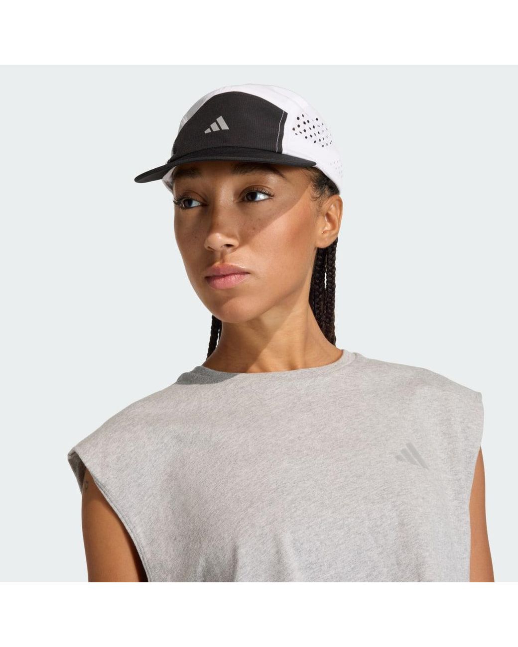 Berretto Run 5-Panel Climacool di Adidas in Gray