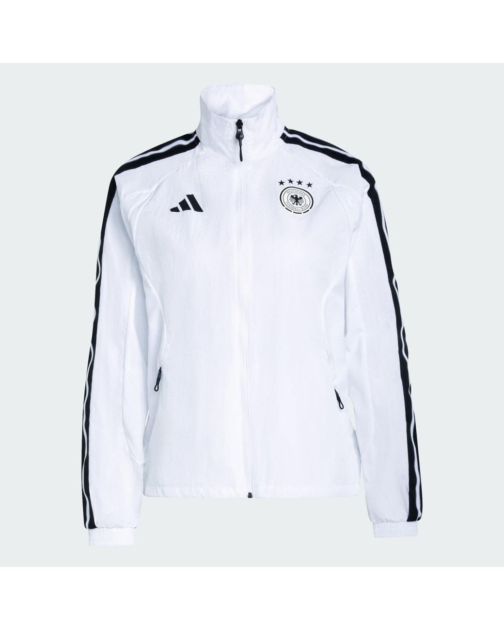 Adidas White Germany Home Anthem Jacket